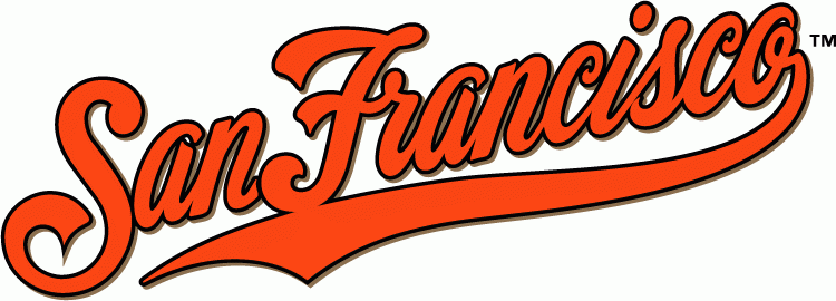 San Francisco Giants 2000-Pres Wordmark Logo vinyl decal